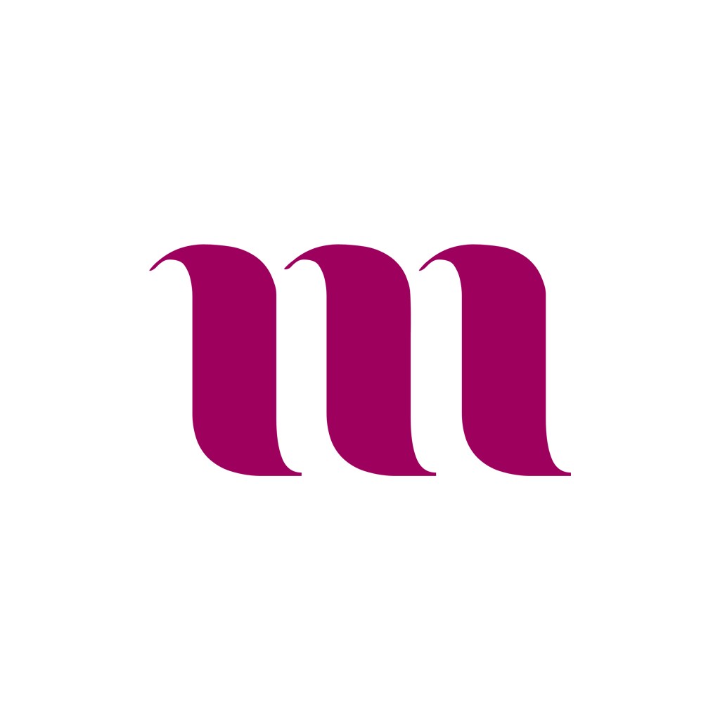 个性英文M字母标志设计素材下载
