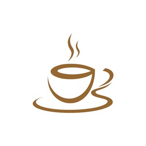 咖啡饮料茶矢量logo图标设计
