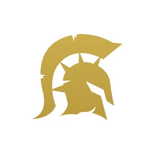 金色勇士矢量logo设计