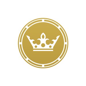 金色皇冠矢量logo设计素材