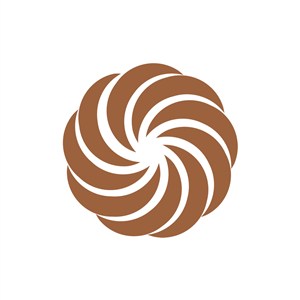 巧克力曲奇饼干甜点矢量logo设计