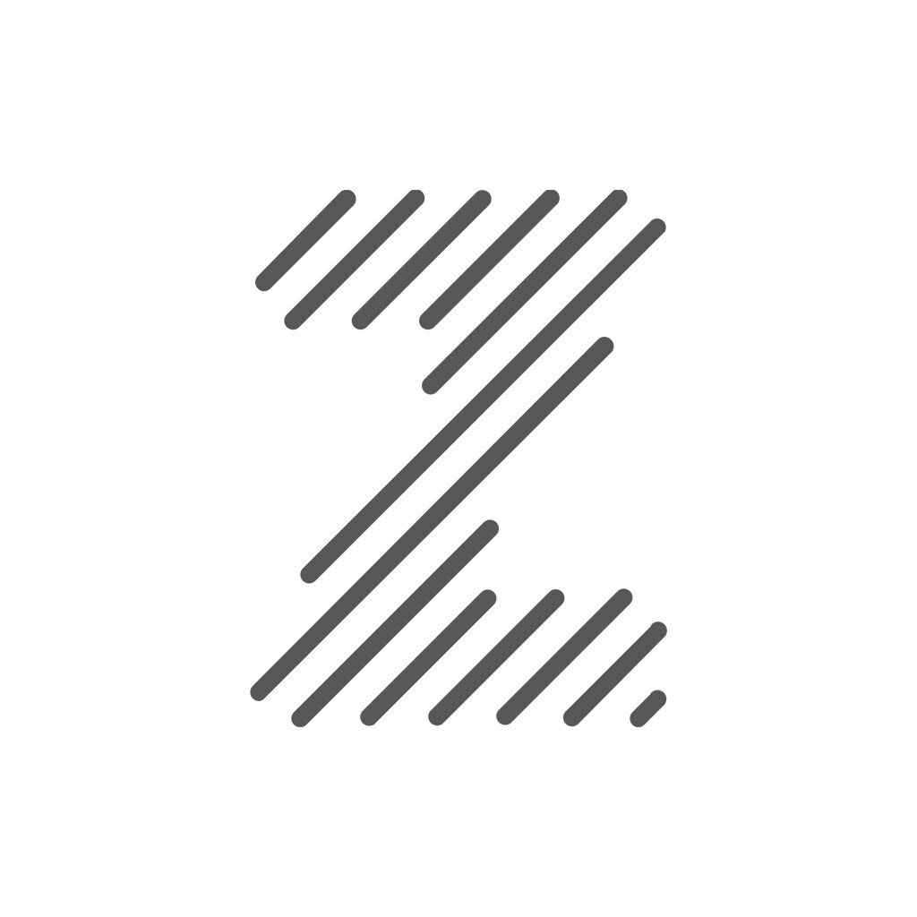 灰色字母Z矢量logo设计素材