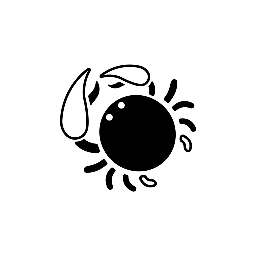 巨蟹座螃蟹Logo矢量图标设计