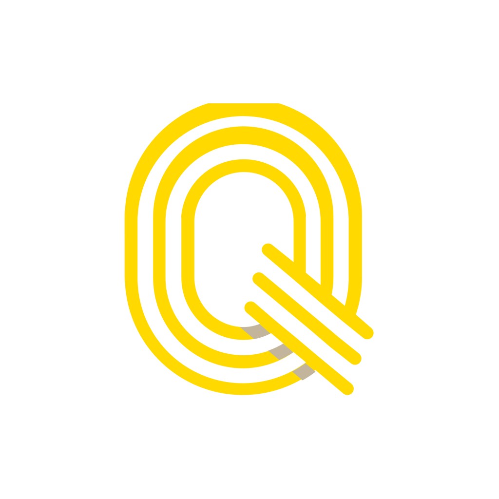 黄色字母Q矢量logo图标设计