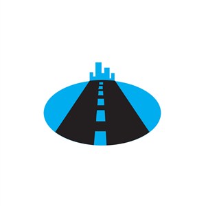 商务贸易logo设计--高速道路logo图标素材下载