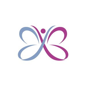 美容SPA标志设计--蝴蝶logo图标素材下载
