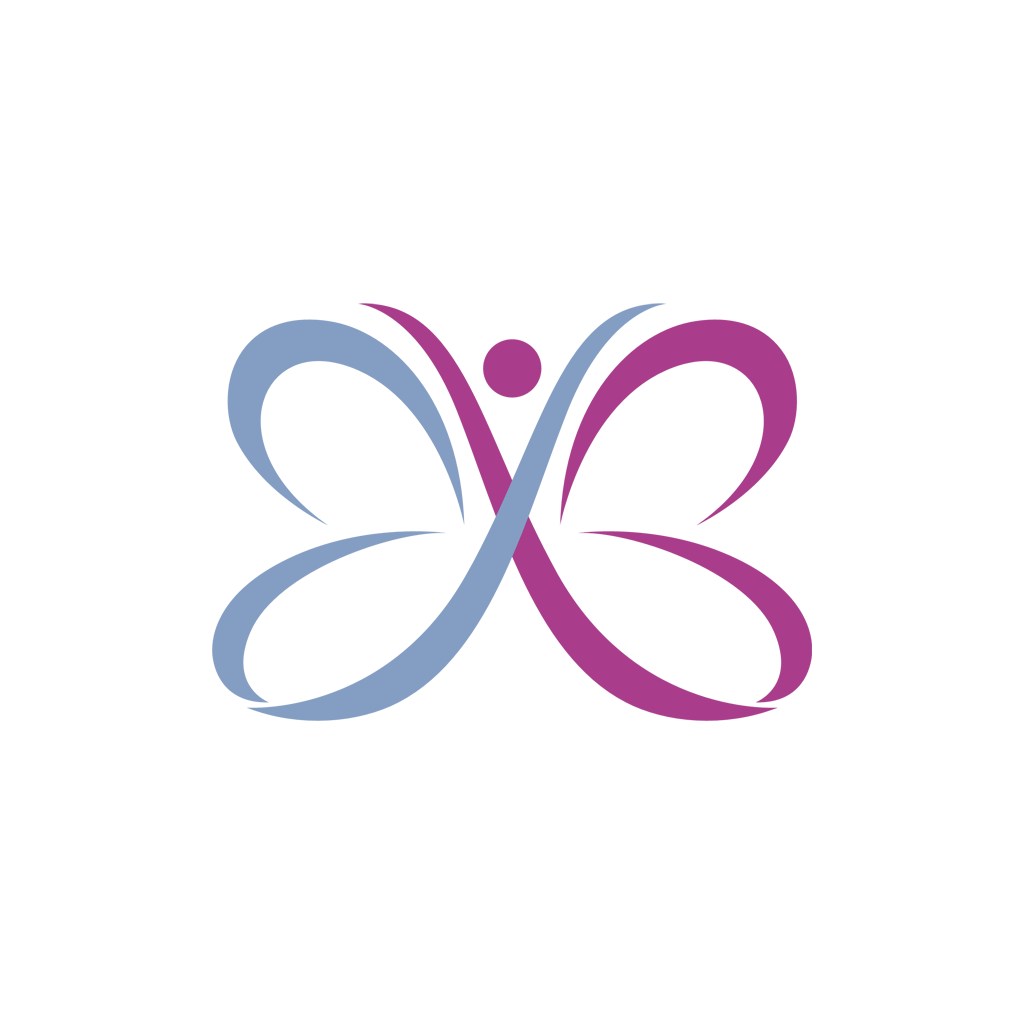 美容SPA标志设计--蝴蝶logo图标素材下载