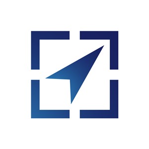 网络地图logo设计-蓝色指标矢量logo图标素材下载   
