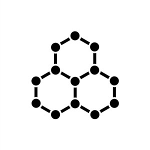 六边形分子组合矢量logo图标素材下载