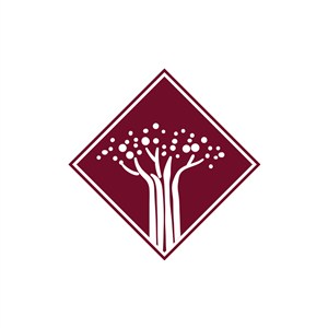 菱形树木矢量logo图标素材下载 