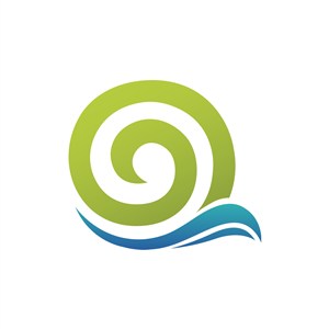 设计传媒logo设计--蜗牛与字母Q标志图标素材下载