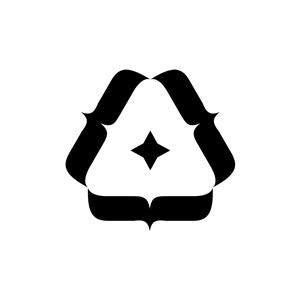 商务贸易logo设计--三角形括弧logo图标素材下载