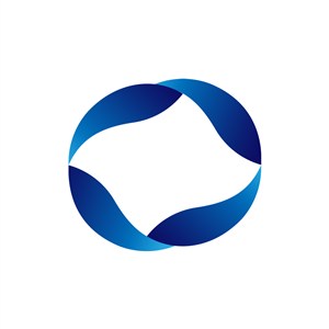 蓝色圆环科技矢量logo图标素材下载