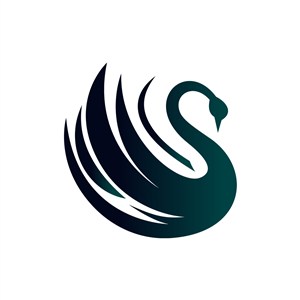 酒店logo设计--天鹅logo图标素材下载