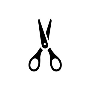 美容美发logo设计--剪刀logo图标素材下载
