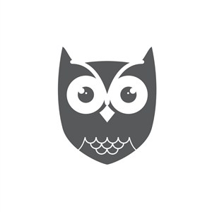 设计传媒logo设计--猫头鹰logo图标素材下载