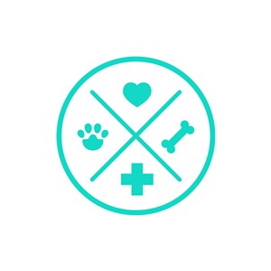 宠物店logo设计--宠物十字logo图标素材下载