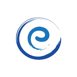 互联网logo设计-蓝色字母e字母标志设计素材下载