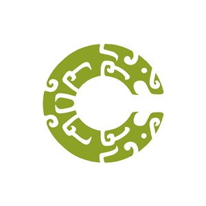 绿色古代青铜时代logo图标素材下载