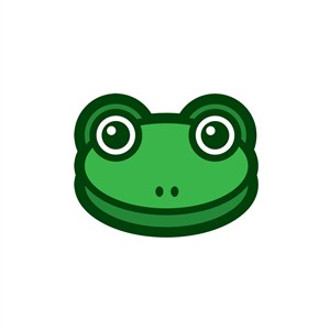 卡通logo设计--青蛙logo图标素材下载