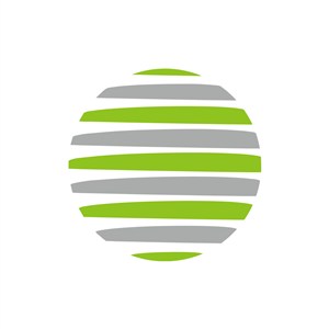 绿色灰色球体矢量logo图标素材下载 
