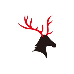 特色酒店logo设计-麋鹿矢量logo图标素材下载