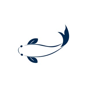 鲤鱼logo图标素材下载