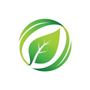 家居logo设计--绿叶logo图标素材下载