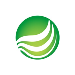 绿色球形矢量logo图标素材下载