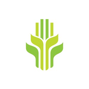 绿色农作物庄稼矢量logo图标素材下载