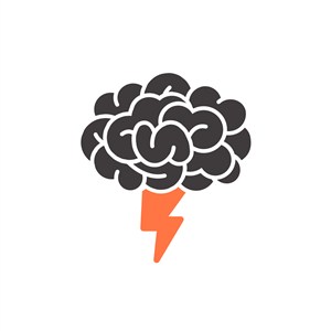 设计公司logo设计--头脑闪电logo图标素材下载
