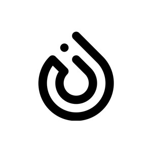 设计公司logo设计--抽象水滴logo图标素材下载