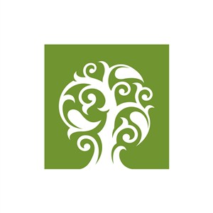 家居地产logo设计--树形logo图标素材下载