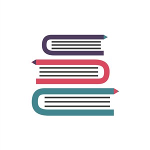 教育培训logo设计--书本铅笔logo图标素材下载