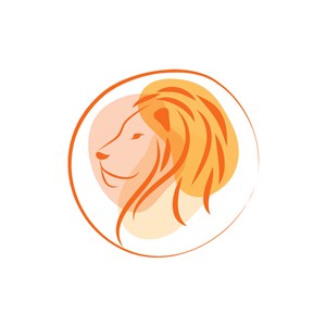 设计传媒logo设计--金毛狮logo图标素材下载