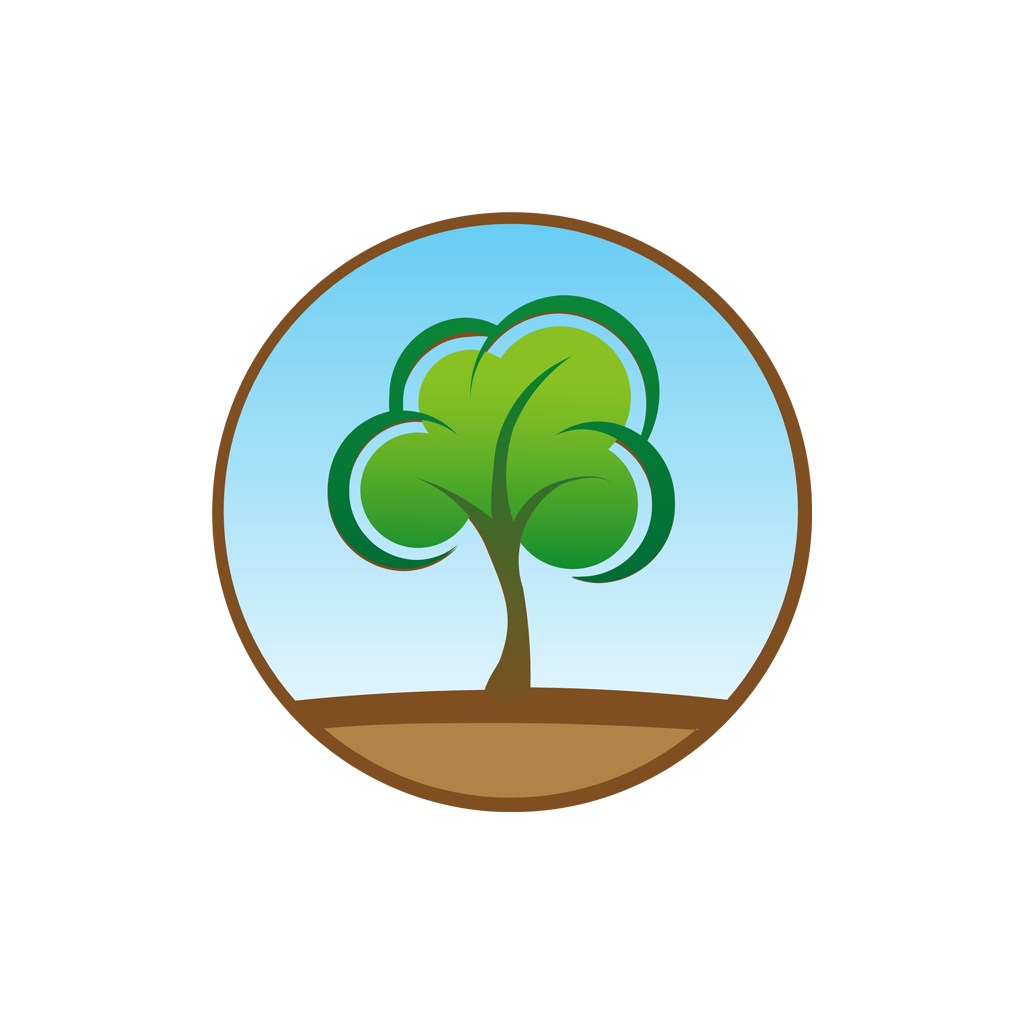 家居地产logo设计--树logo图标素材下载