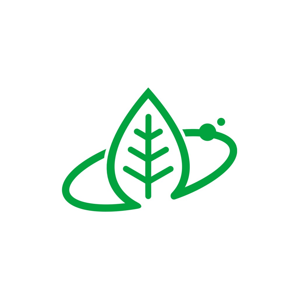 家居logo设计--绿叶地球logo图标素材下载