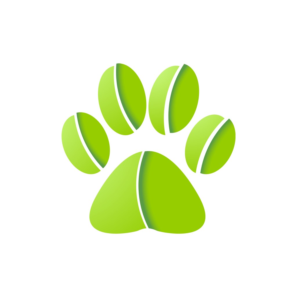 宠物店logo设计--脚印爪子logo图标素材下载