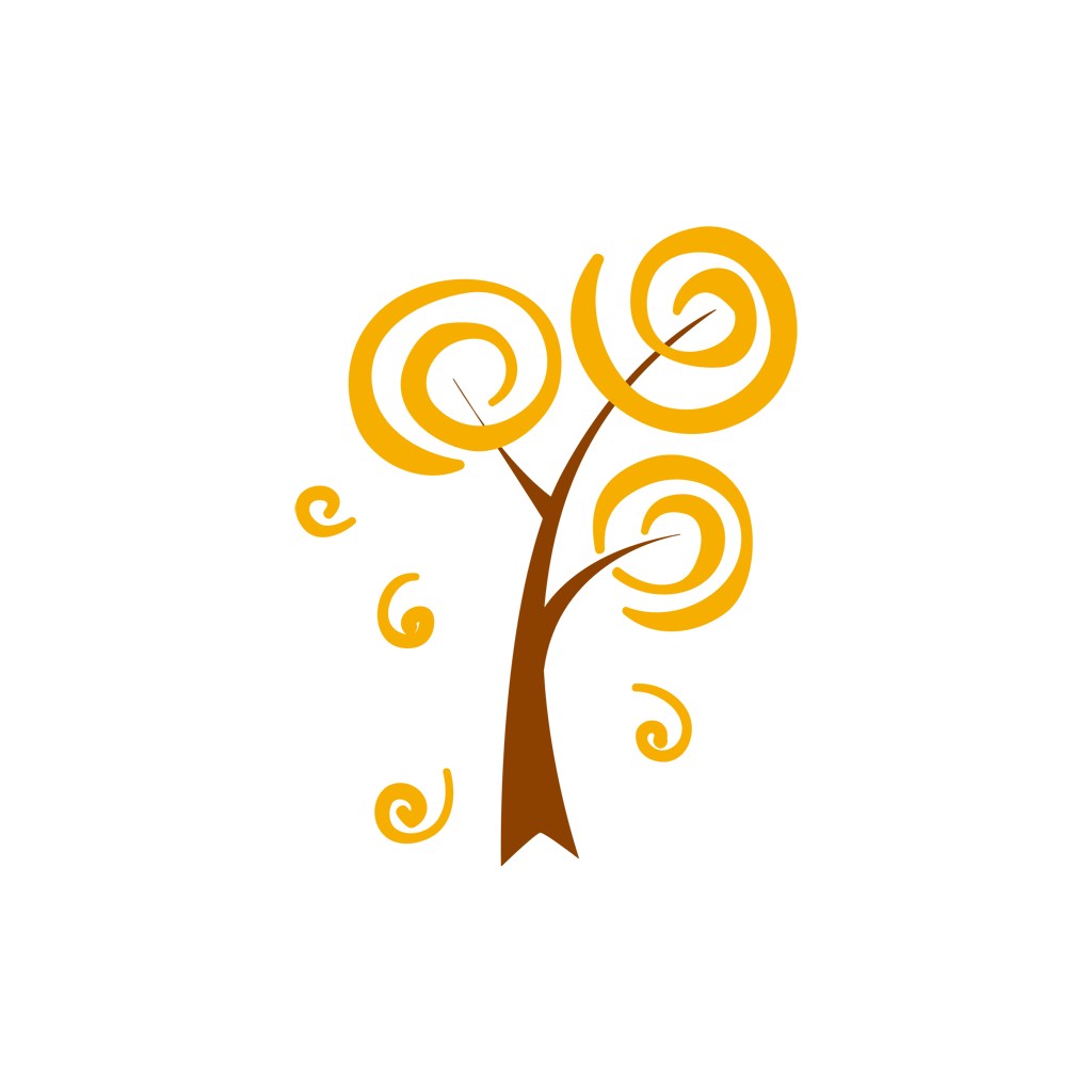 家居地产logo设计--圆圈小树logo图标素材下载