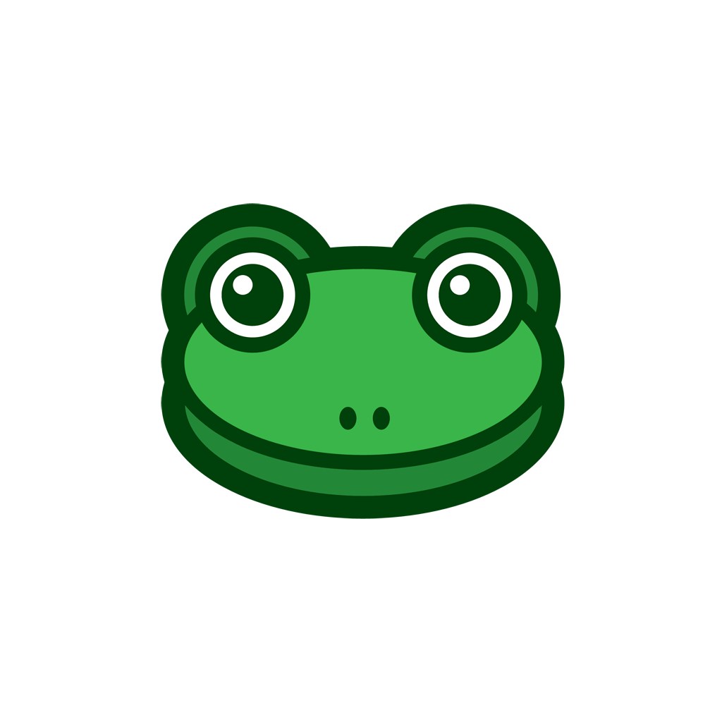 卡通logo设计--青蛙logo图标素材下载