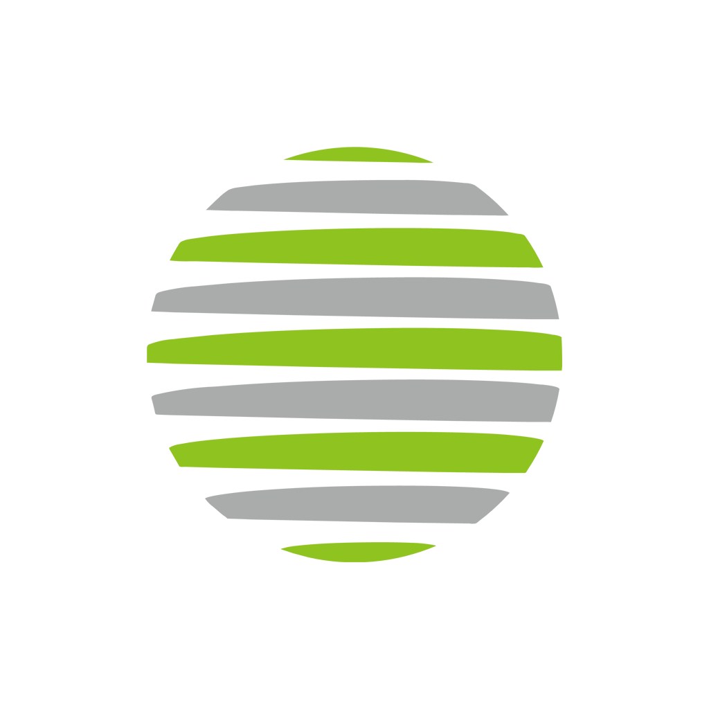 绿色灰色球体矢量logo图标素材下载 