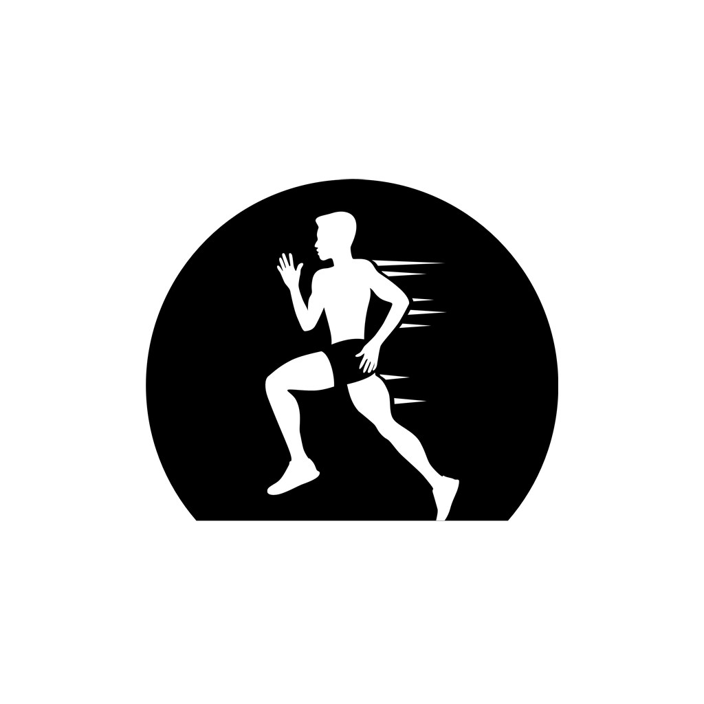 运动休闲logo设计--跑步健身logo图标素材下载