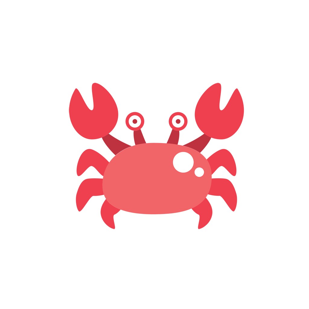 海鲜餐厅logo设计--螃蟹logo图标素材下载