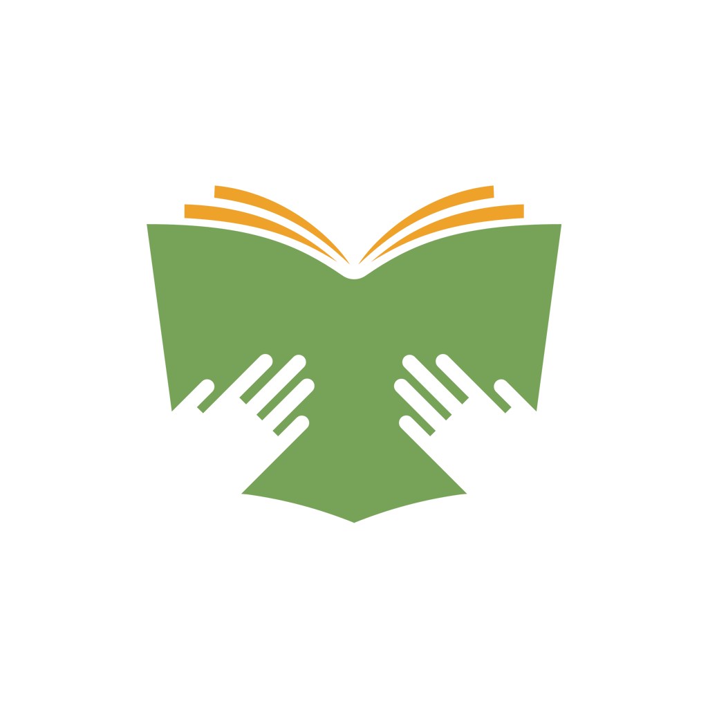 教育机构logo设计-绿色书本教育读书logo图标素材下载
