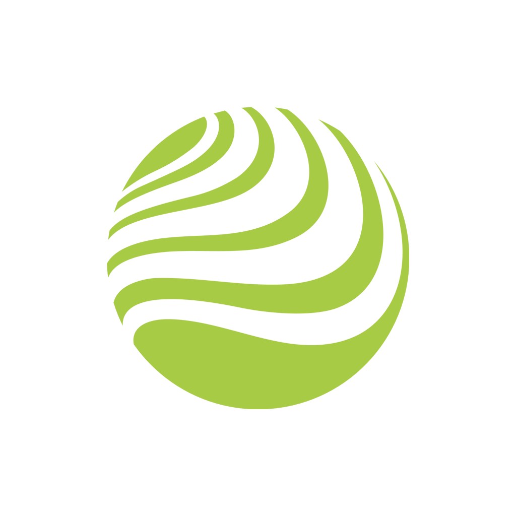 互联网文化艺术logo设计-绿色球形矢量logo图标素材下载