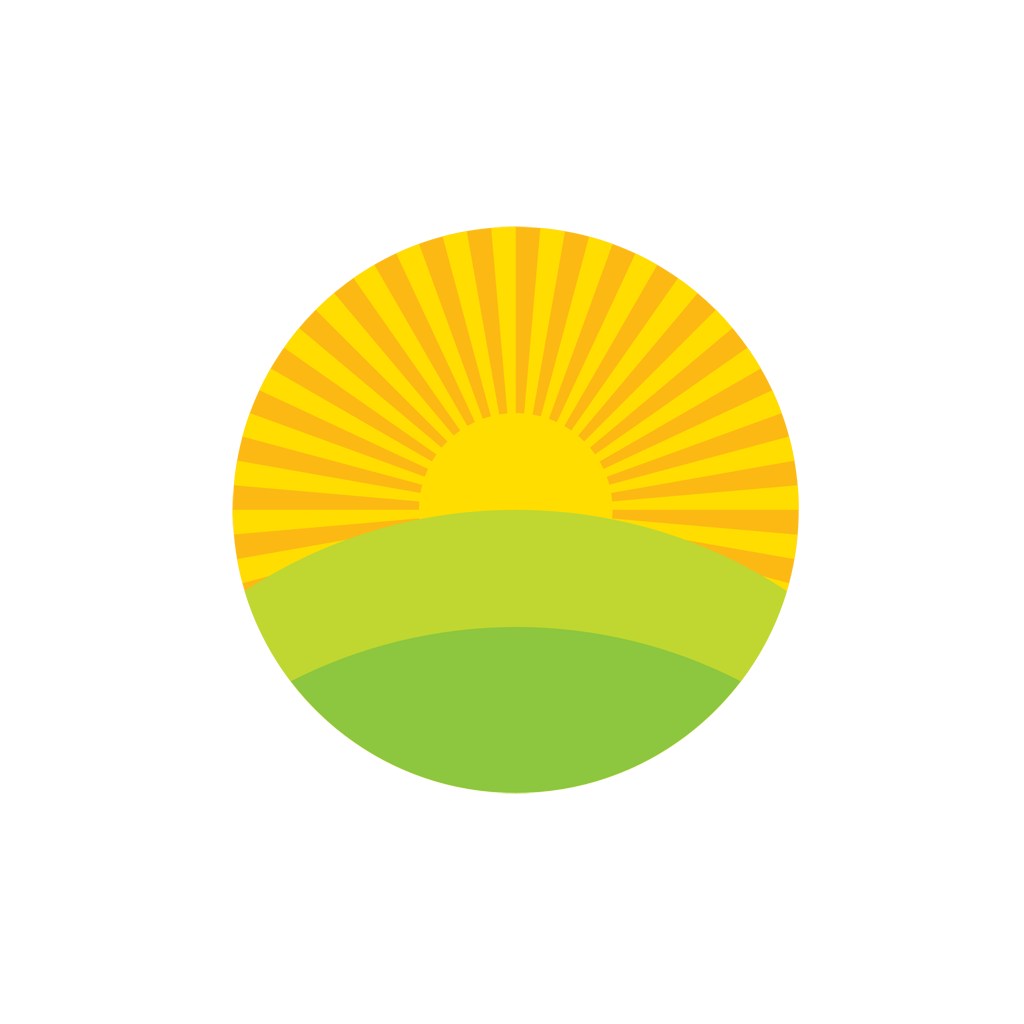 酒店旅游logo设计--太阳田园乡村logo图标素材下载