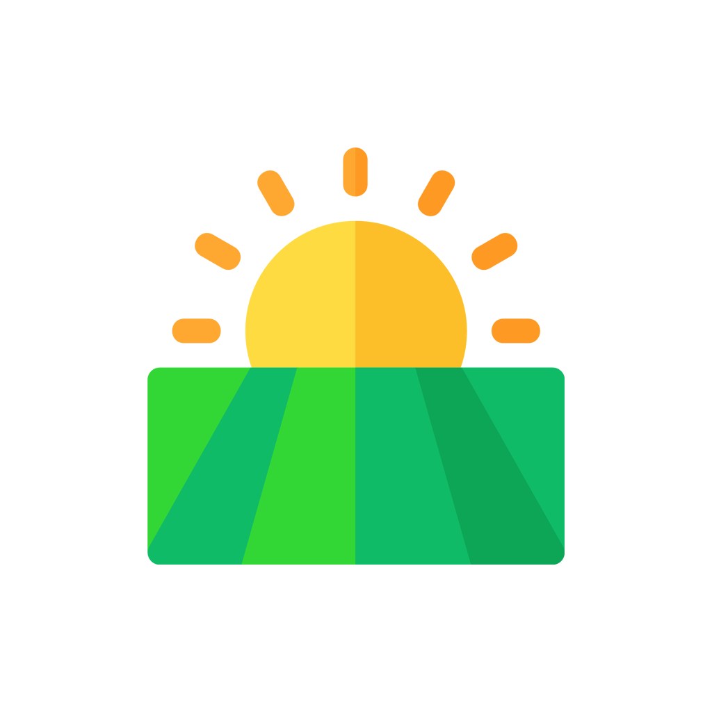 旅游度假logo设计--太阳农田logo图标素材下载