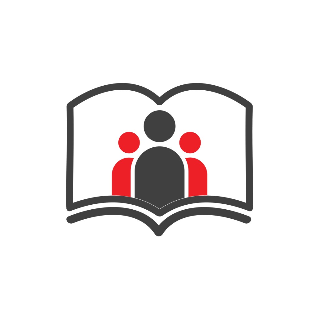 教育培训logo设计--书本人物logo图标素材下载