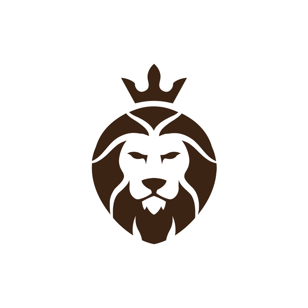 时尚服饰logo设计--皇冠狮子logo图标素材下载