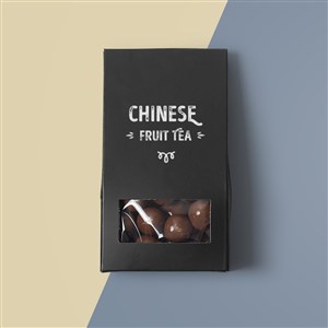 有机食品之巧克力包装盒设计样机模板